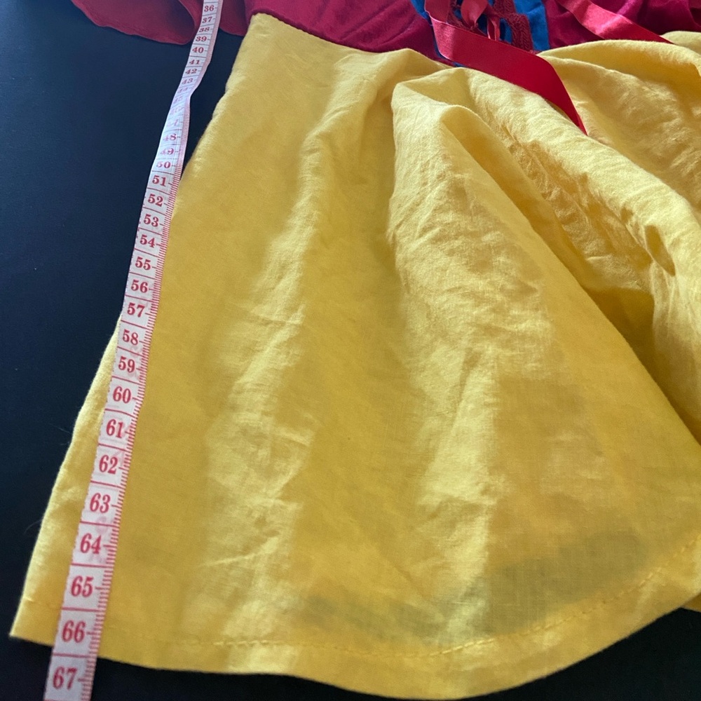 Short adult Red and Yellow “Snow White” Princess Costume size small - Picture 5 of 7